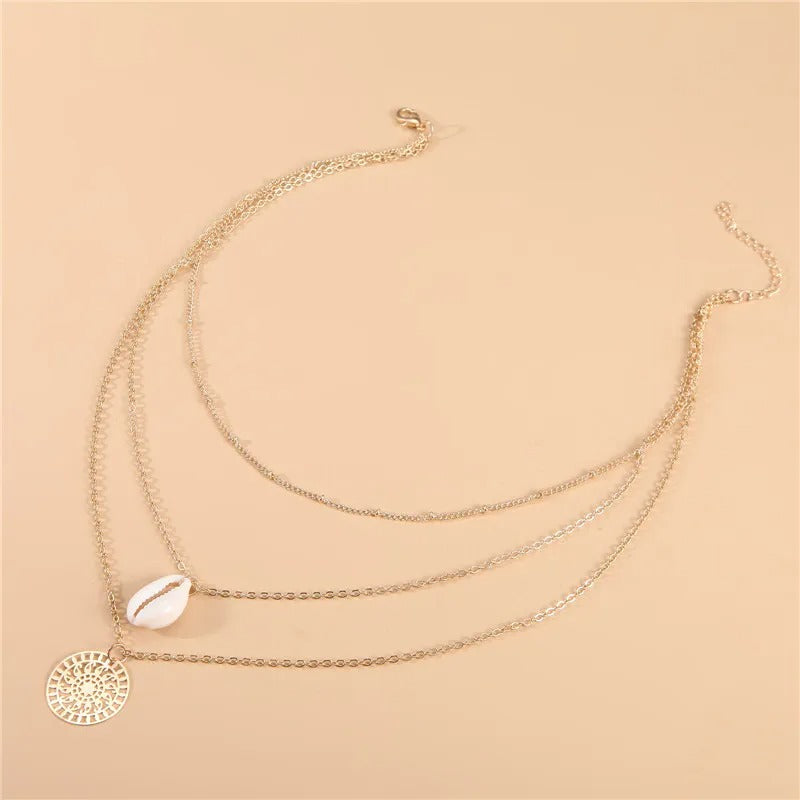 Collier multirang bohème