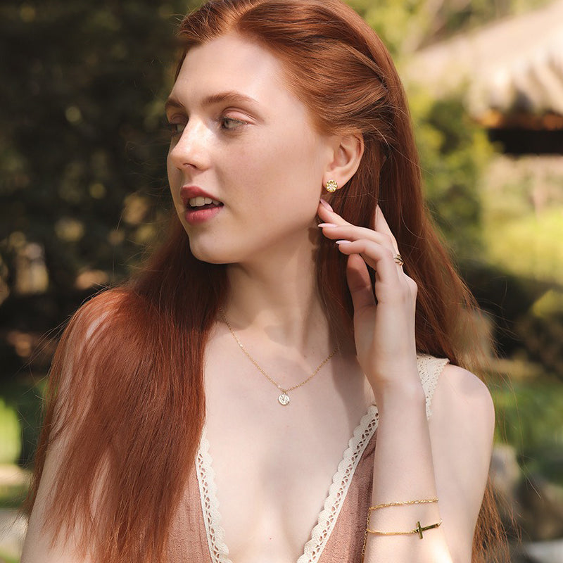 Collier boussole ancienne