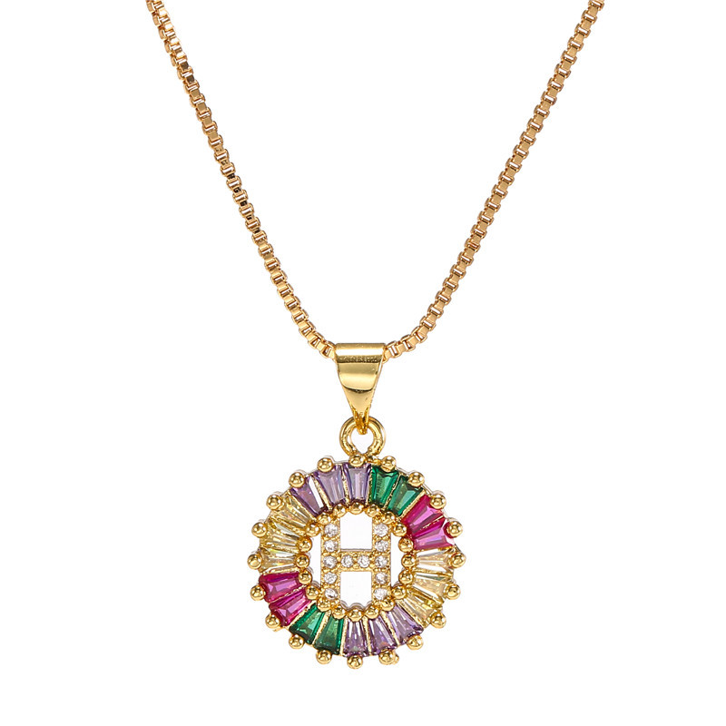 Pendentif pierre naturelle initiale