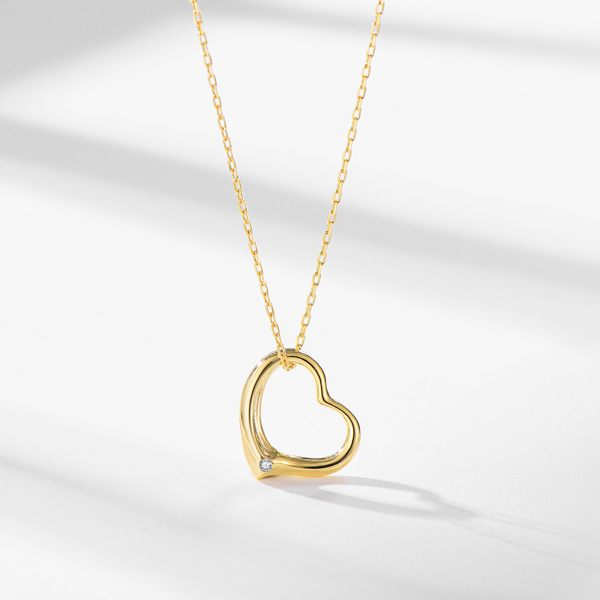 Collier cœur élégant