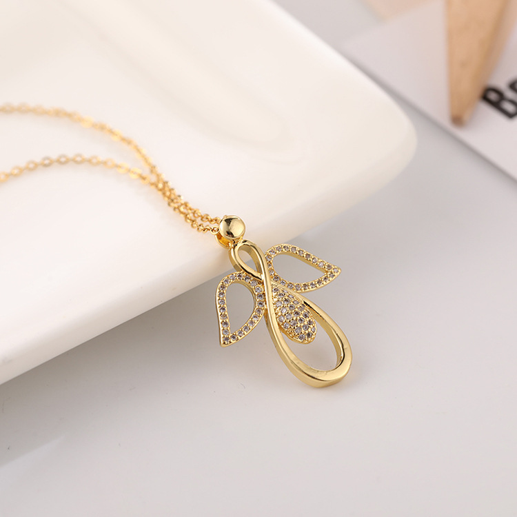 Pendentif ange original doré