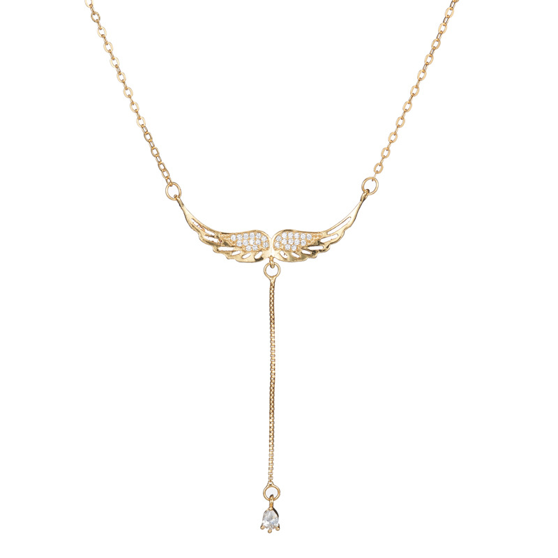 Collier ange argent femme