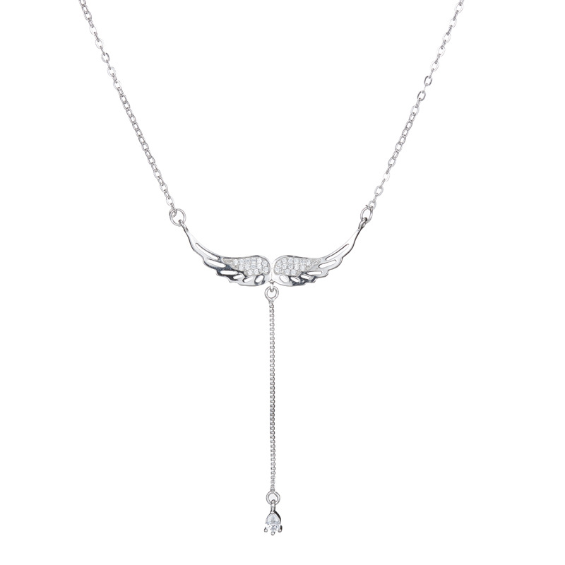 Collier ange argent femme