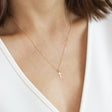 Collier croix femme ras de cou