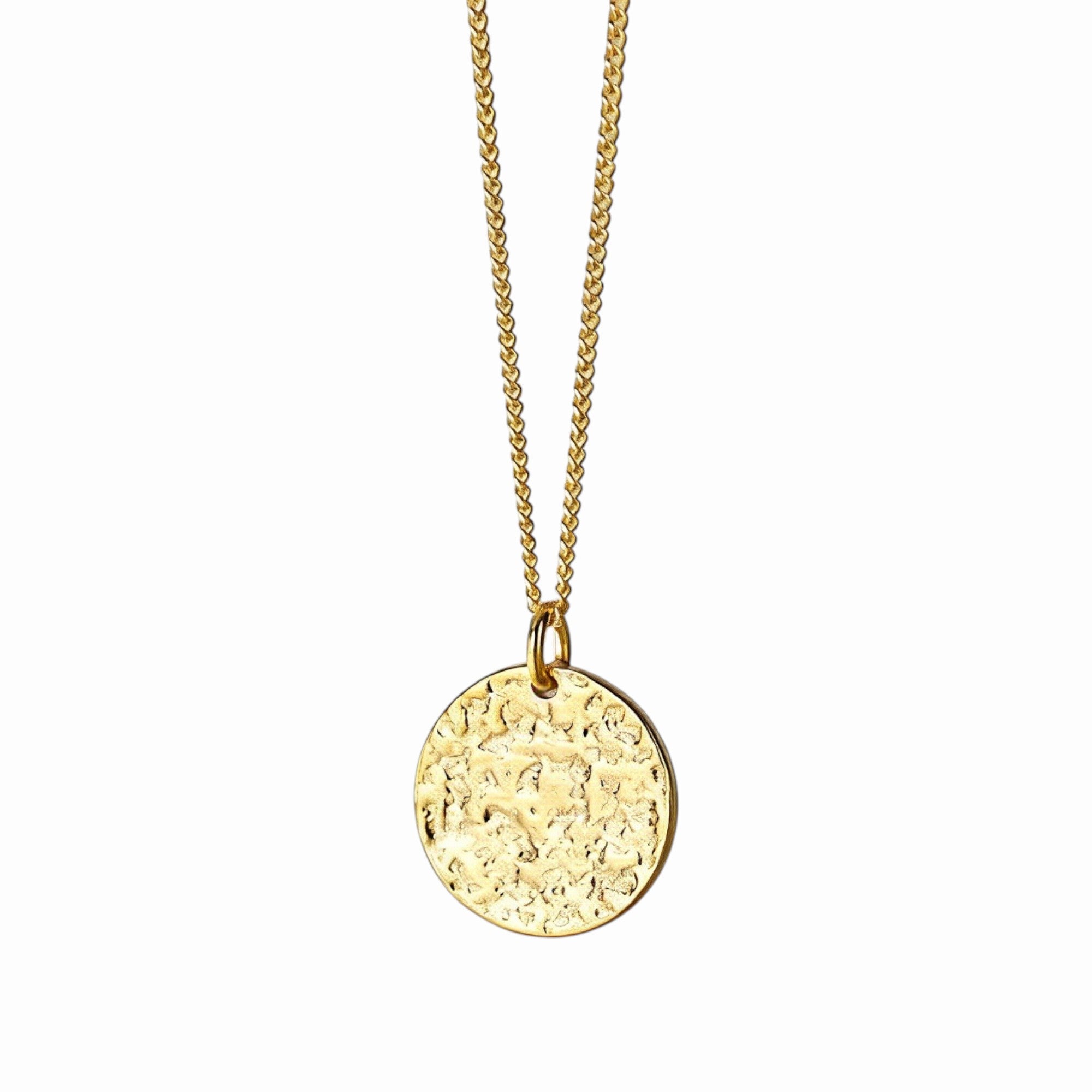 Collier Chaîne En Acier Inoxydable 316L Avec Pendentif Rond - Pour Homme, Style Minimaliste