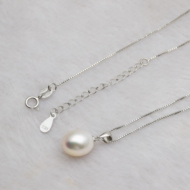 Collier perle de culture femme chaine