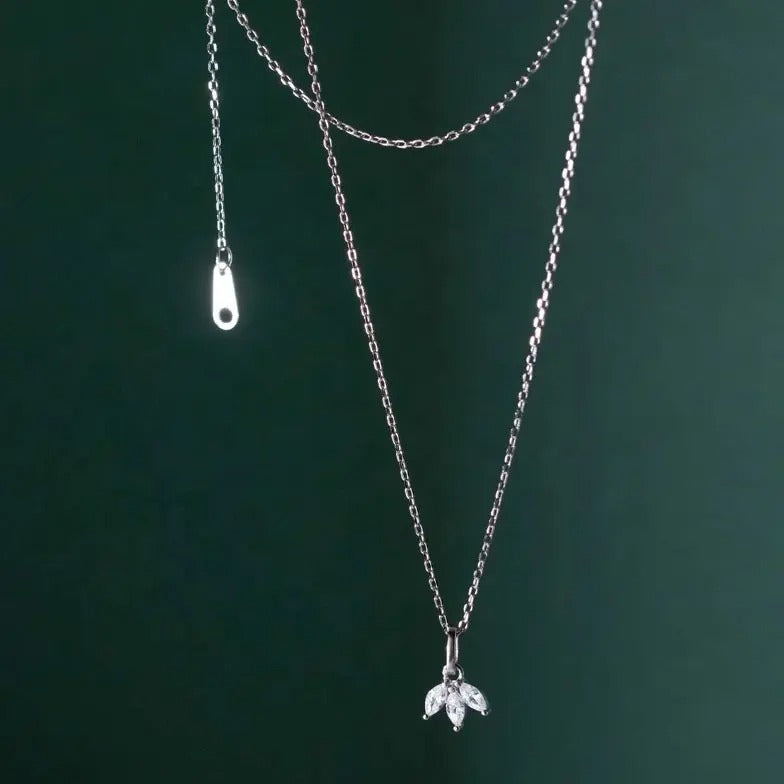 Collier pierre fine argent