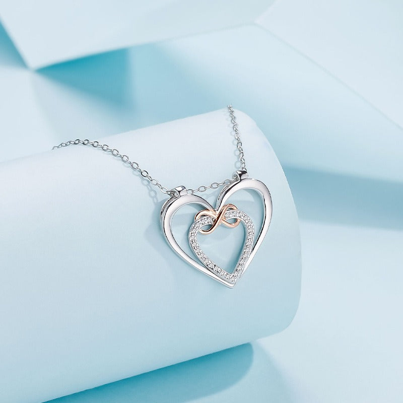 Pendentif cœur infini