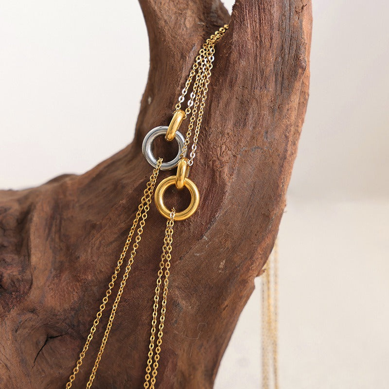 Collier rond acier rigide