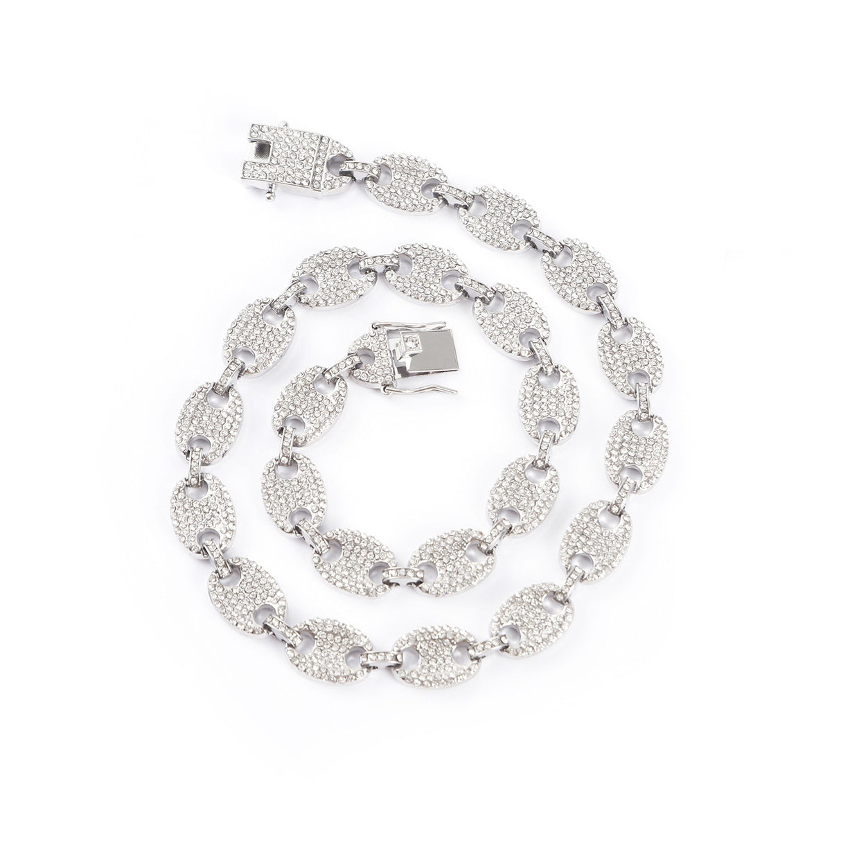 Collier grain de café scintillant