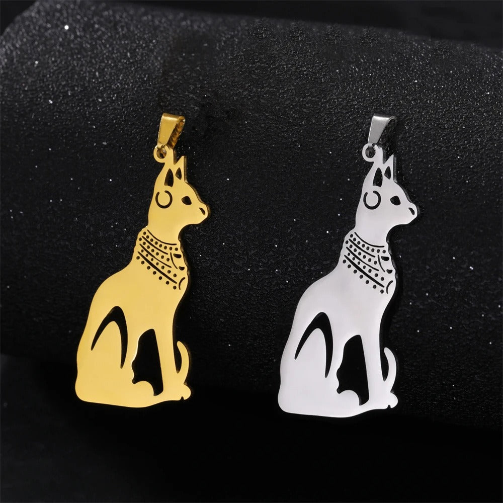 Collier chat égyptien 3 coloris