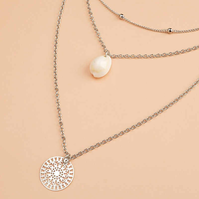 Collier multirang bohème