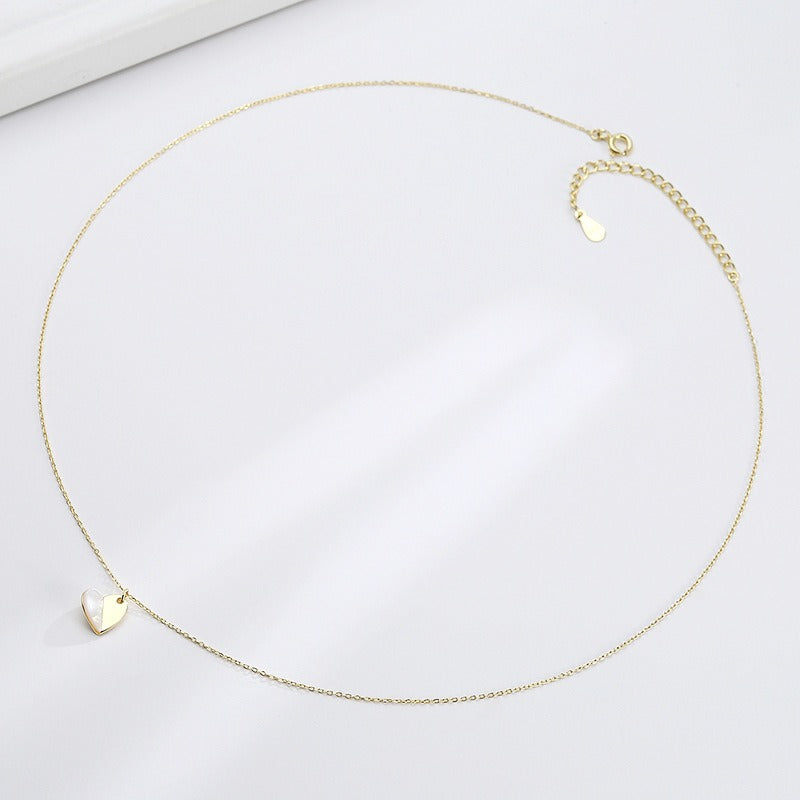 Pendentif cœur plié