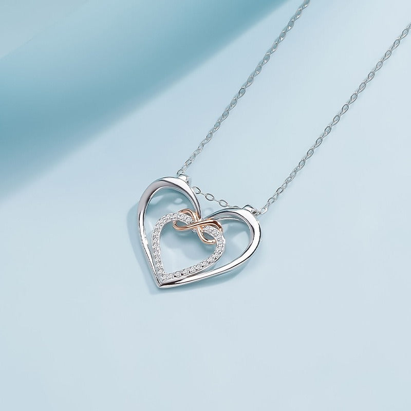 Pendentif cœur infini