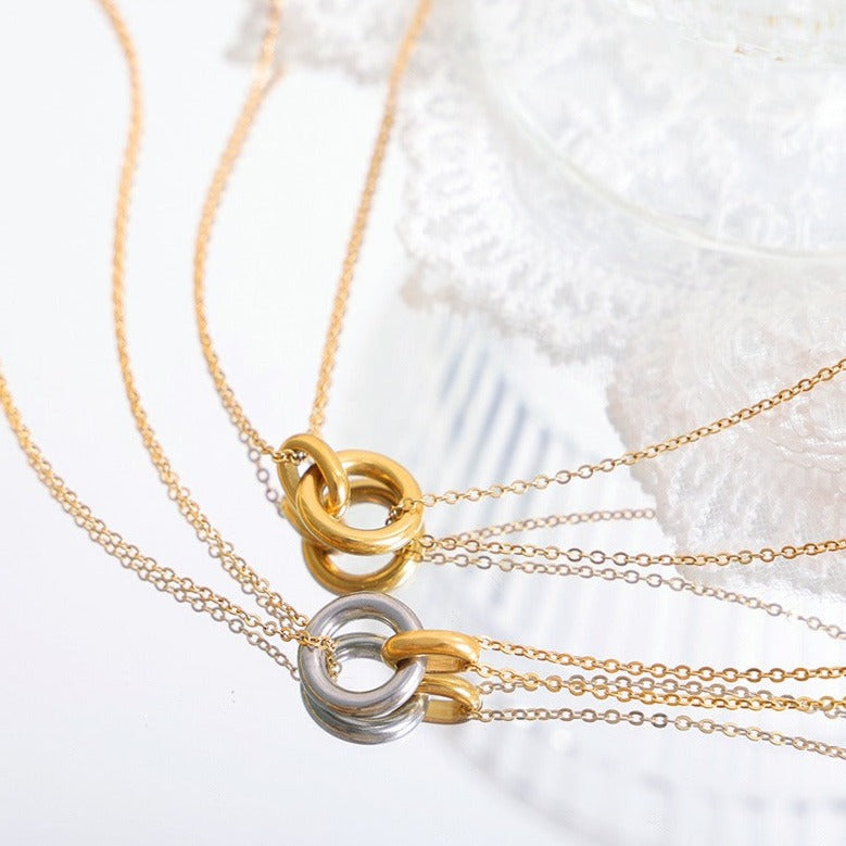 Collier rond acier rigide