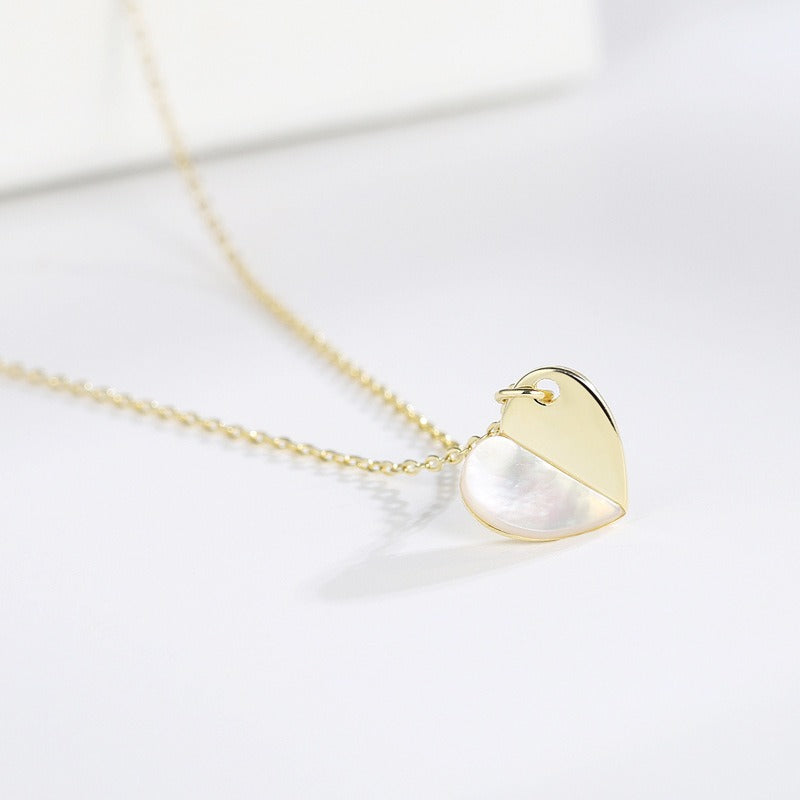 Pendentif cœur plié