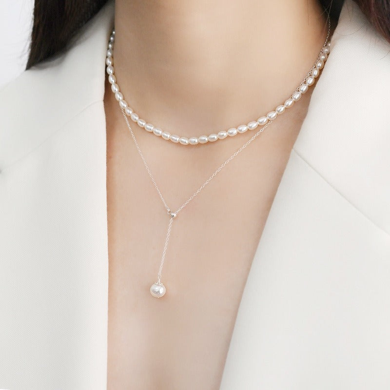 Pendentif Perle Argent