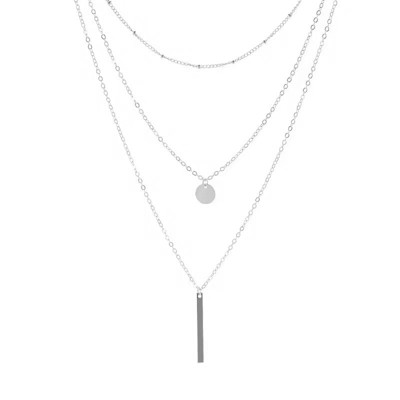 Collier multirang fin