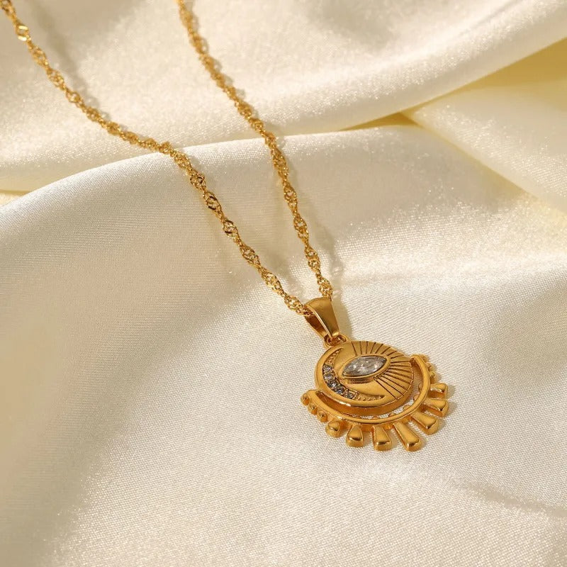 Collier œil soleil