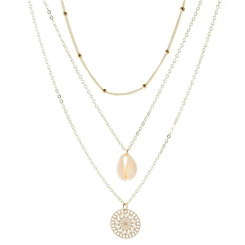 Collier multirang bohème