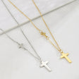 Collier croix en acier inoxydable