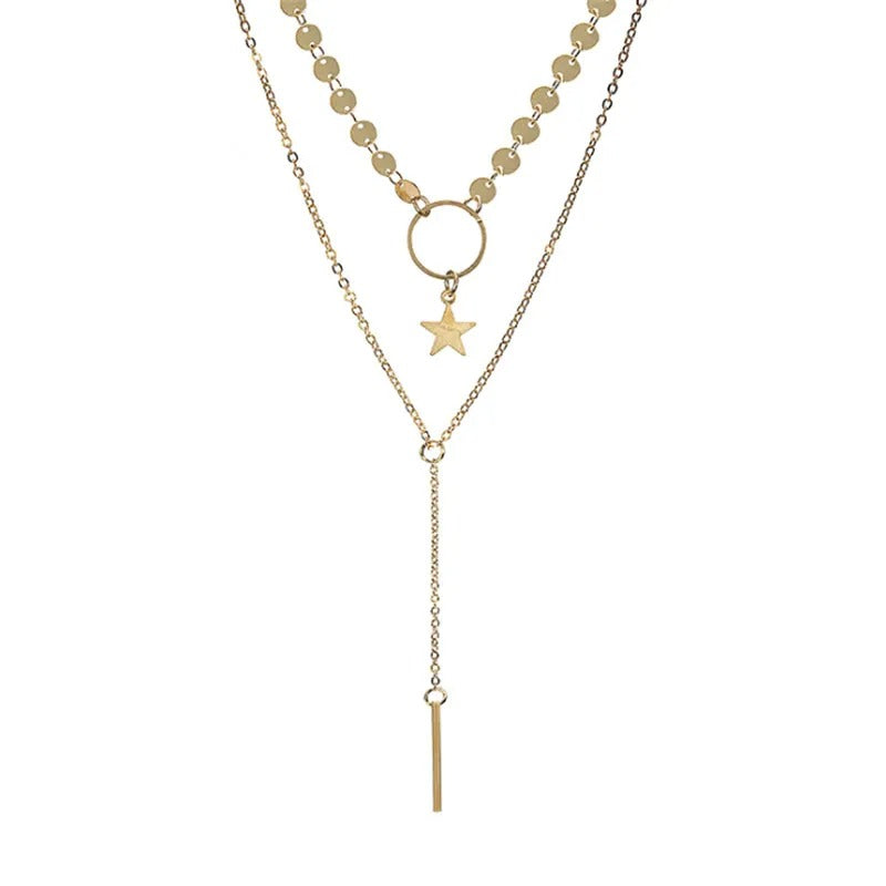 Collier étoile ras de cou
