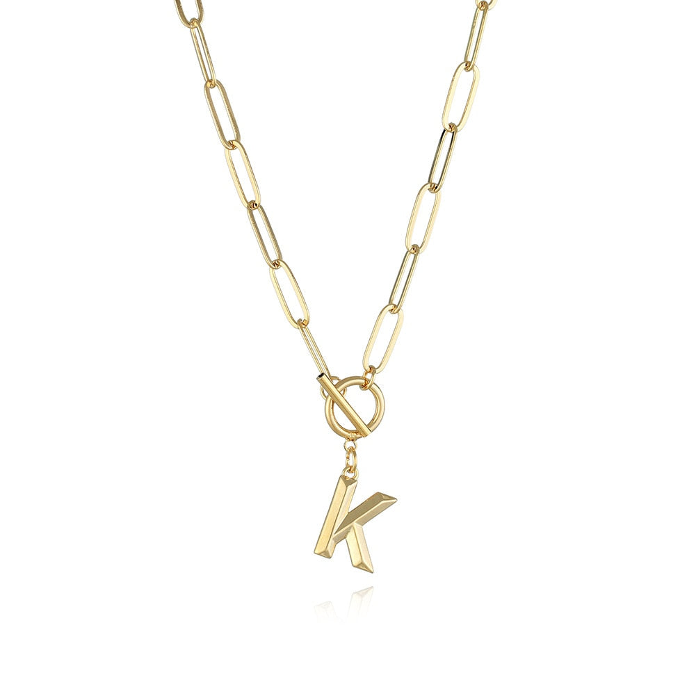 Collier initiale femme