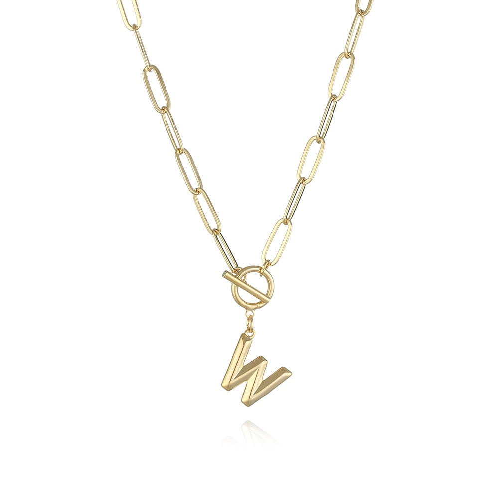 Collier initiale femme
