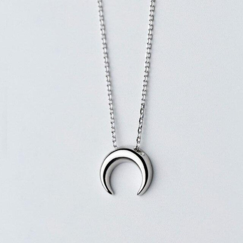 Collier Lune Argent