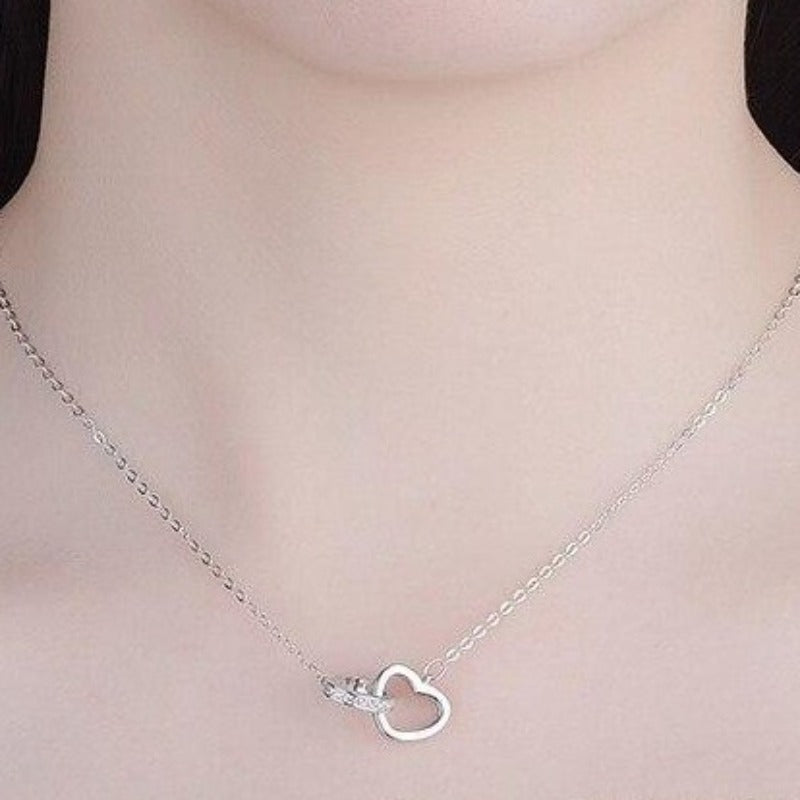 Collier Cœur Entrelacé