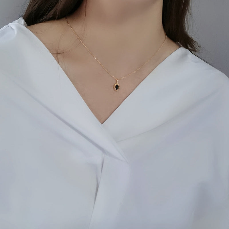 Pendentif pierre de lune doré argent