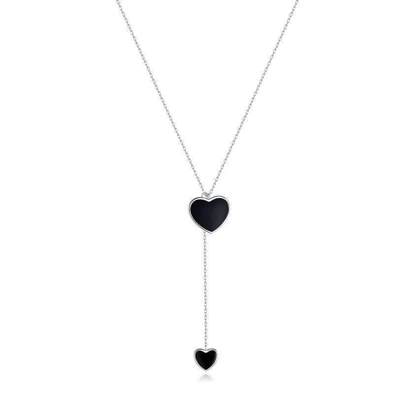 Pendentif cœur noir