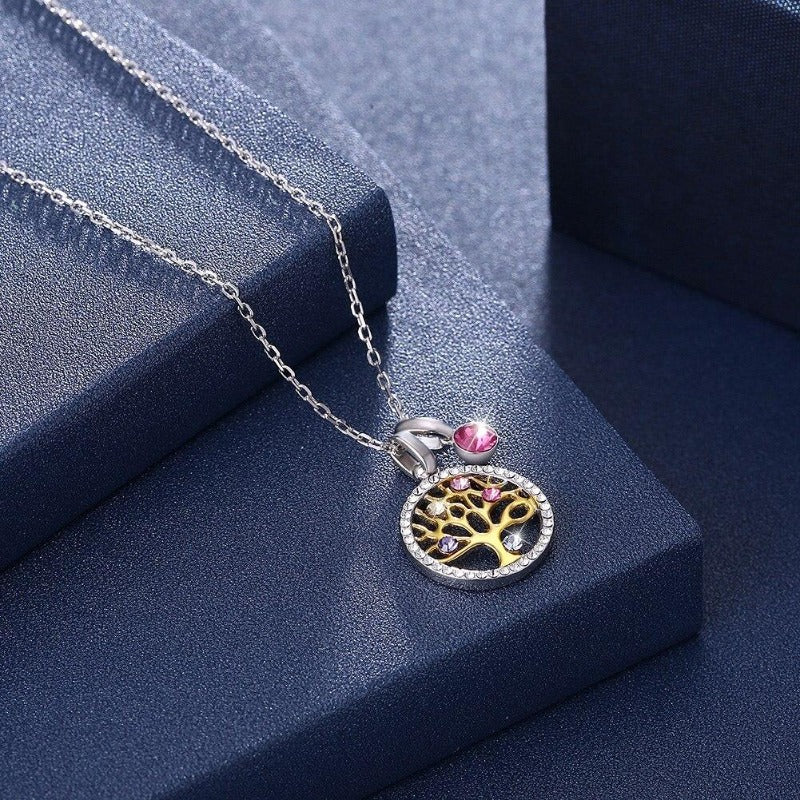 Pendentif arbre de vie Améthyste