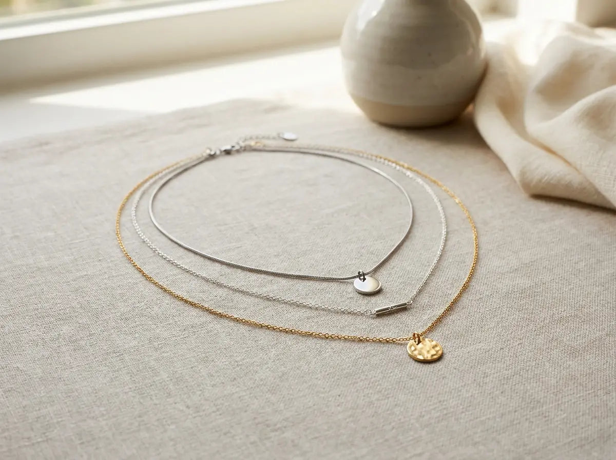 Quelle matière de collier choisir : or, argent ou acier ? Image