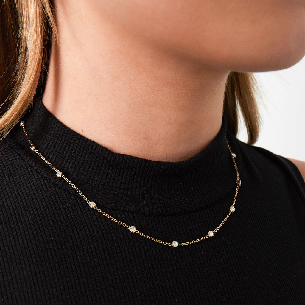 collier chuchotement diamant
