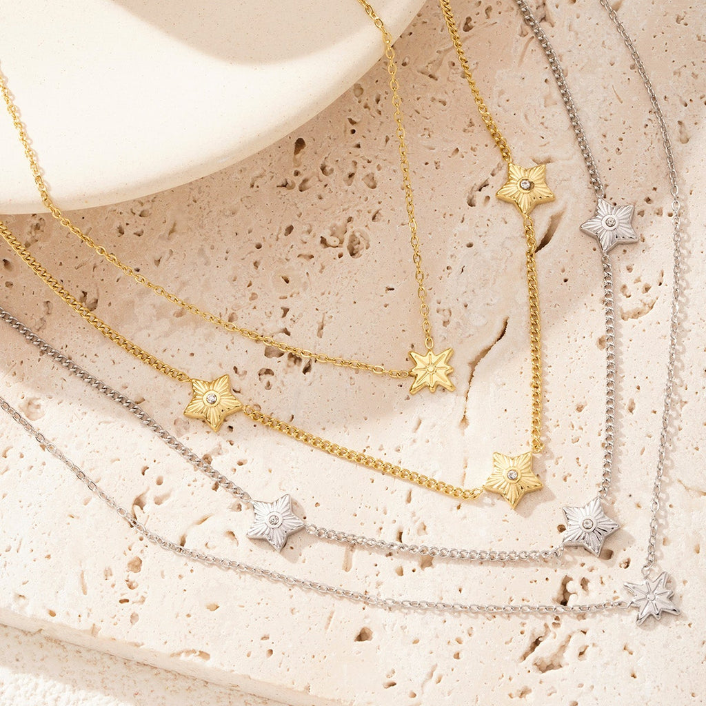 Collier ciel étoilé