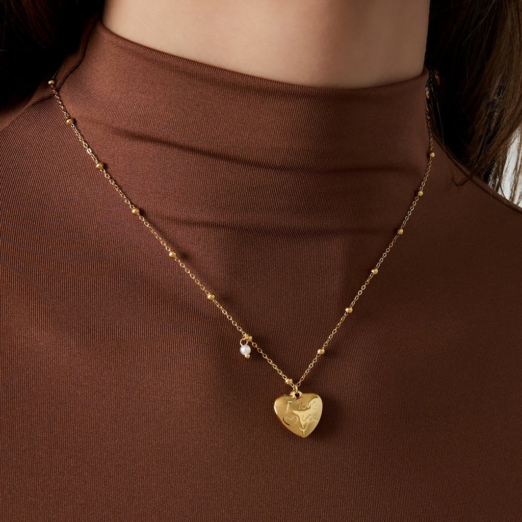 collier "je t'aime"