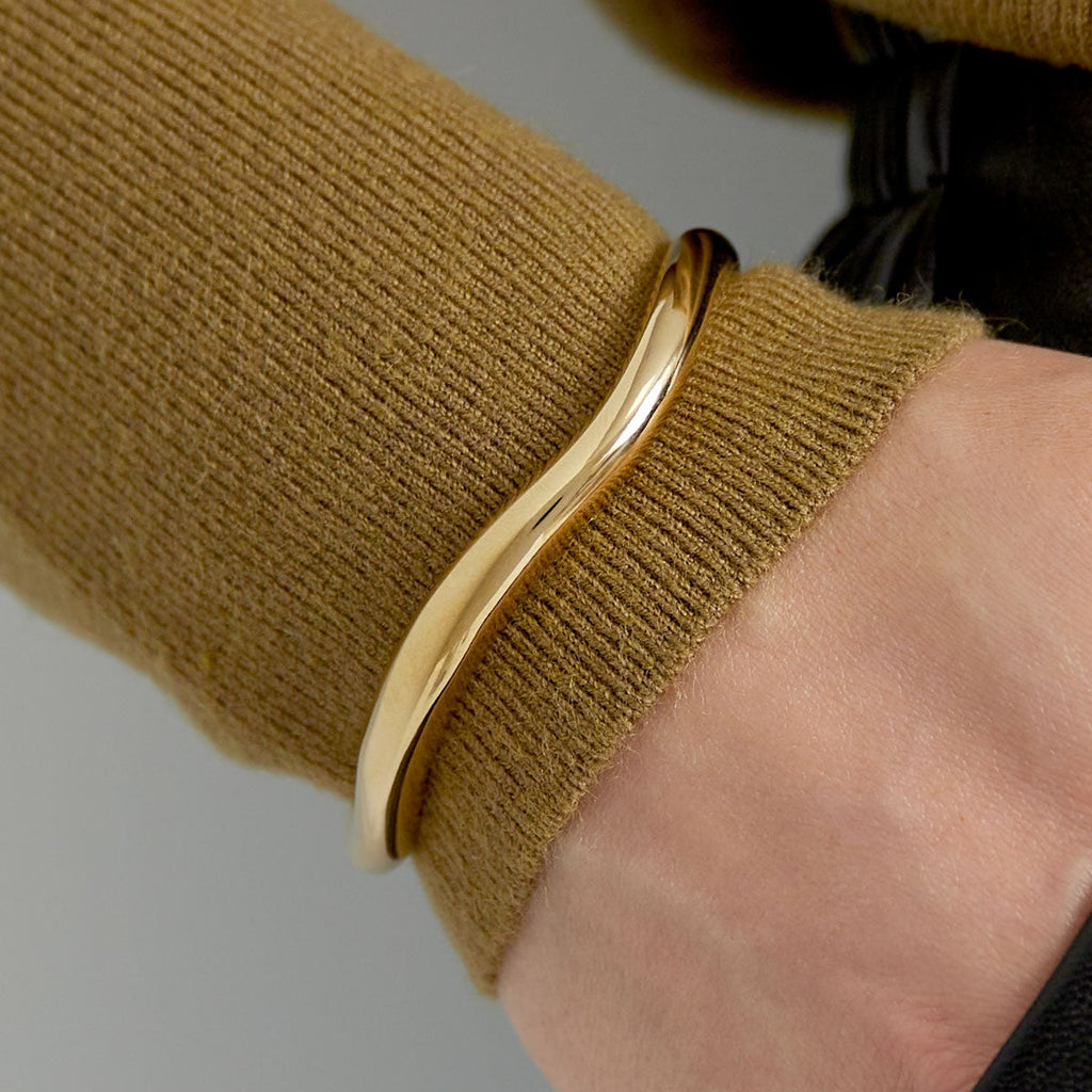 Bracelet jonc Good Babe - doré