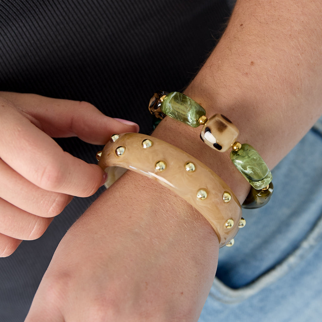 Bracelets en perles acryliques de forme irrégulière, collection Simple Daily Simple, bijoux pour femmes Image