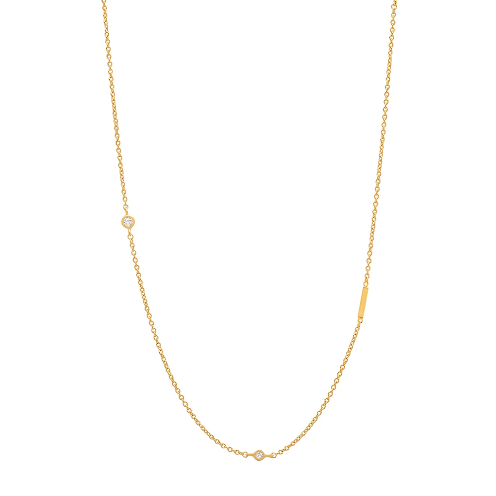 Collier initiale argent femme