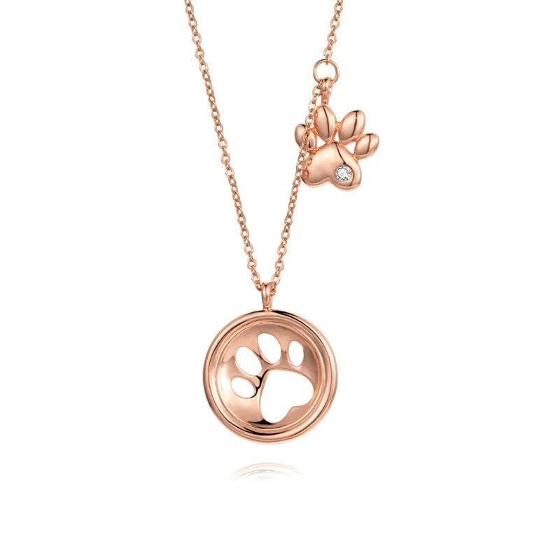 Pendentif patte de chat Rose Gold