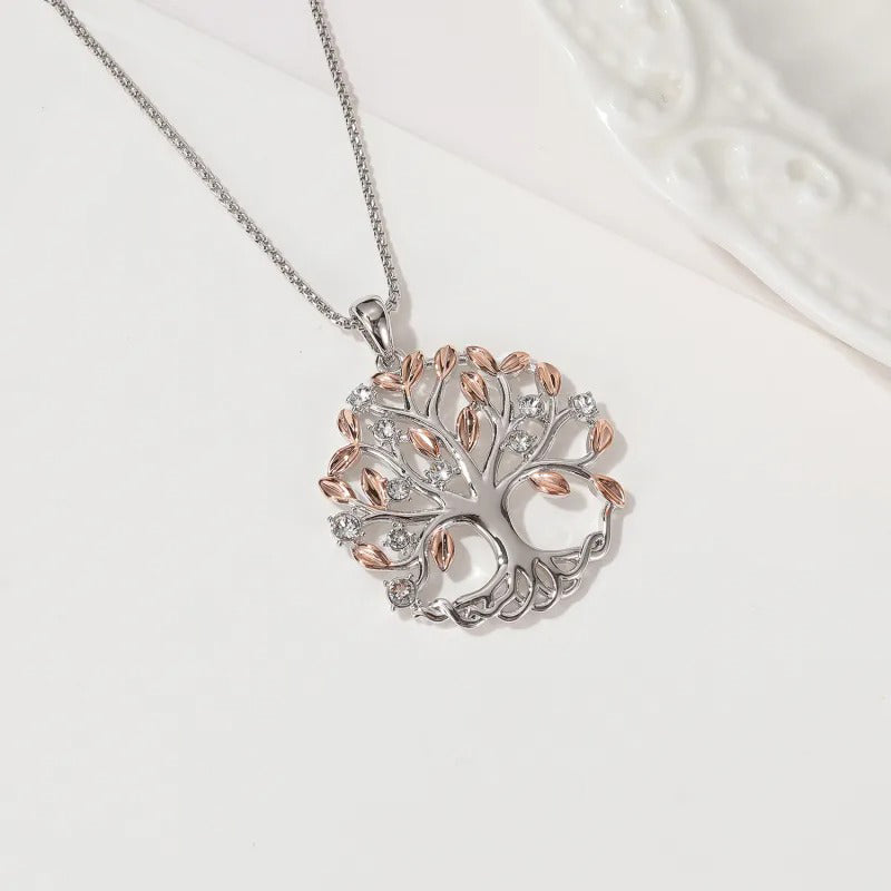 Collier arbre de vie Rose gold