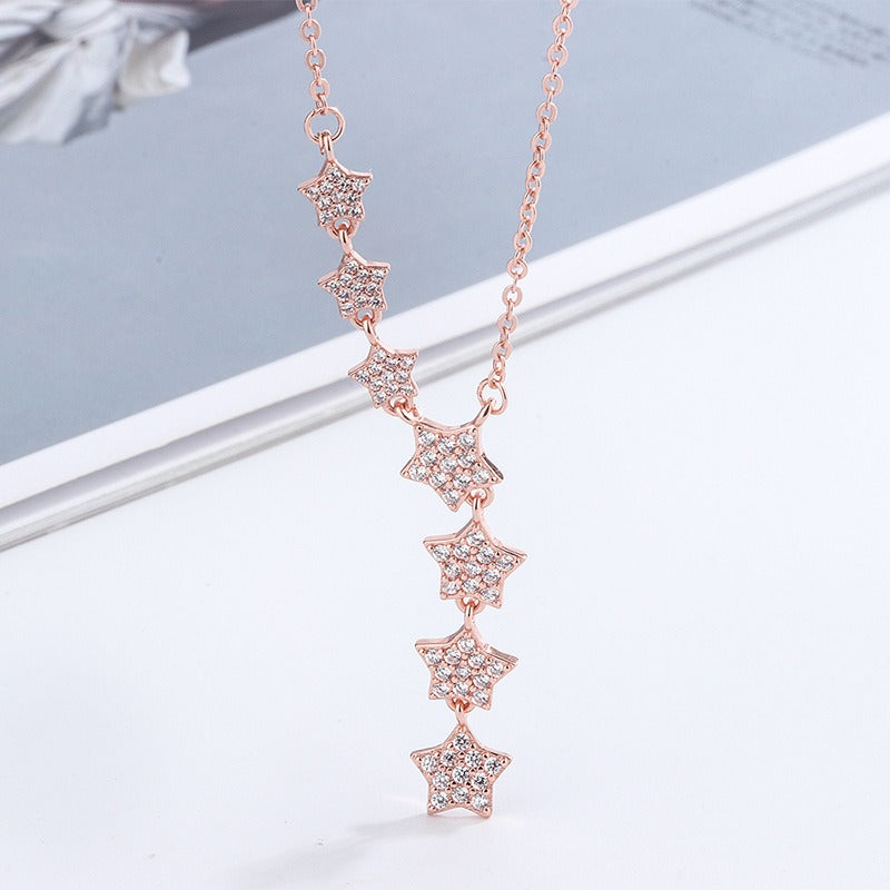 Collier étoiles Rose Gold