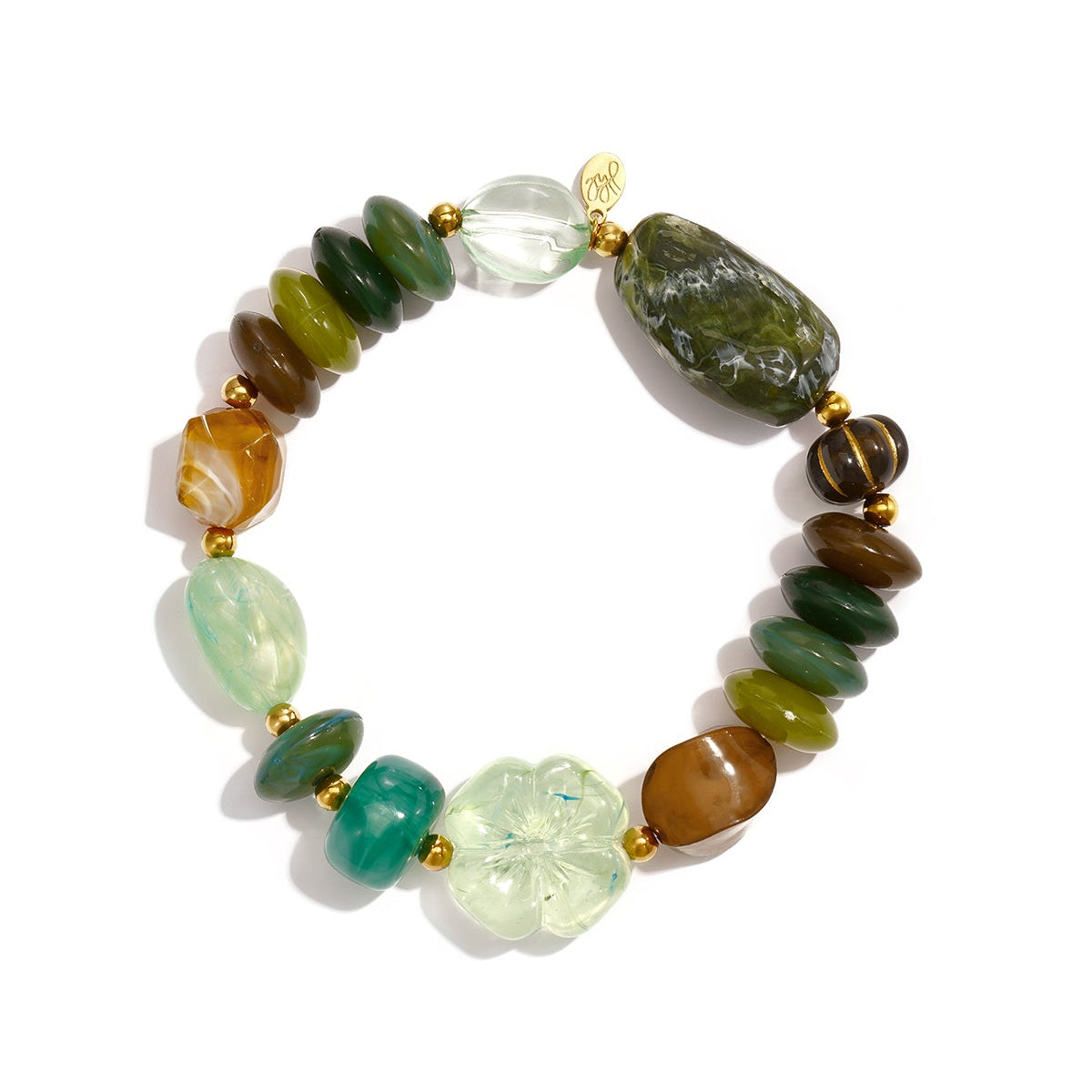 Bracelets en perles acryliques, collection décontractée et simple pour femmes