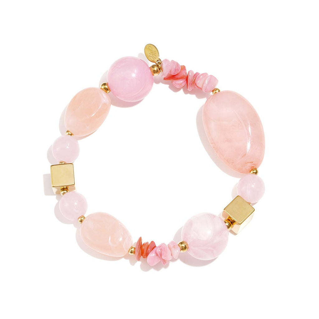 Bracelets en résine et perles, collection Sweet Daily Romantic, bijoux pour femmes