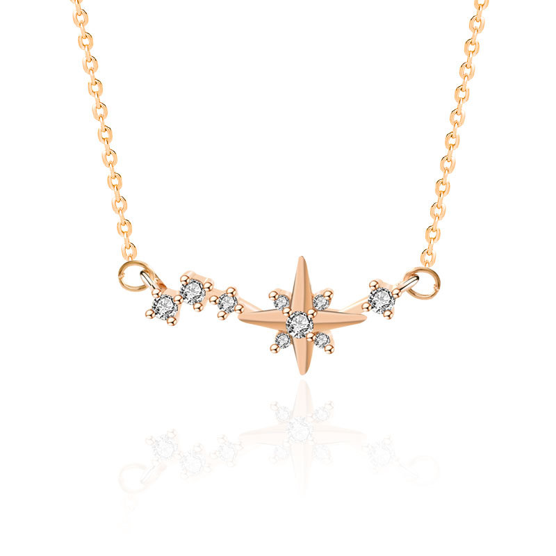 Collier étoile Rose Gold