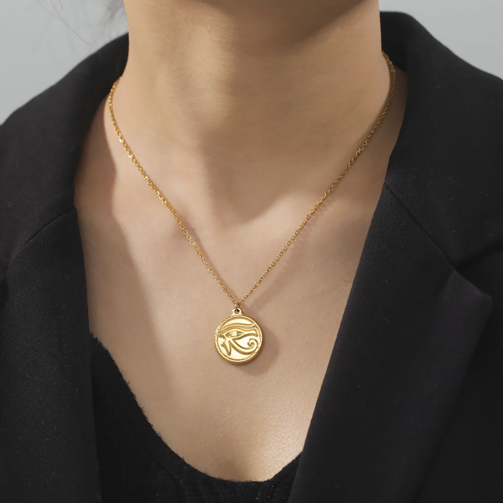 Collier œil d'Horus vintage