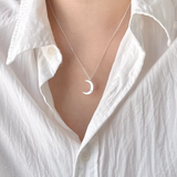 Collier femme lune