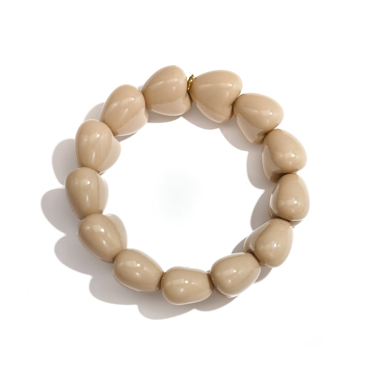Bracelet petit cœur à 13 perles
