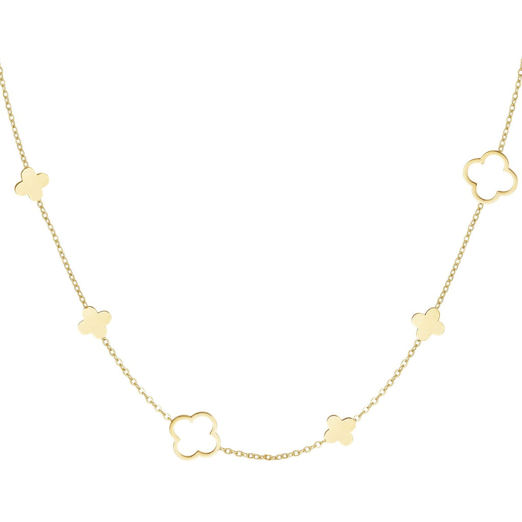 collier différents trèfles